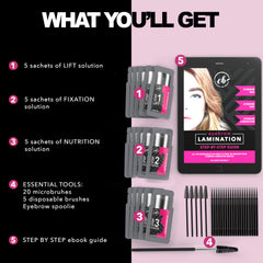 Elevate The Beauty formation professionnelle: apprentissage de la lamination des sourcils.