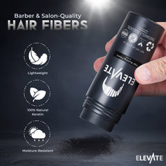 Elevate Hair Fibers application précise pour couvrir les zones clairsemées