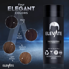 Elevate Hair Fibers tenue durable et facile à nettoyer