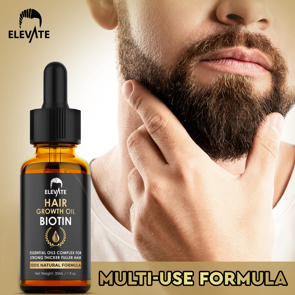 Elevate Huile Croissance Cheveux – routine quotidienne simple pour cheveux forts et soyeux.