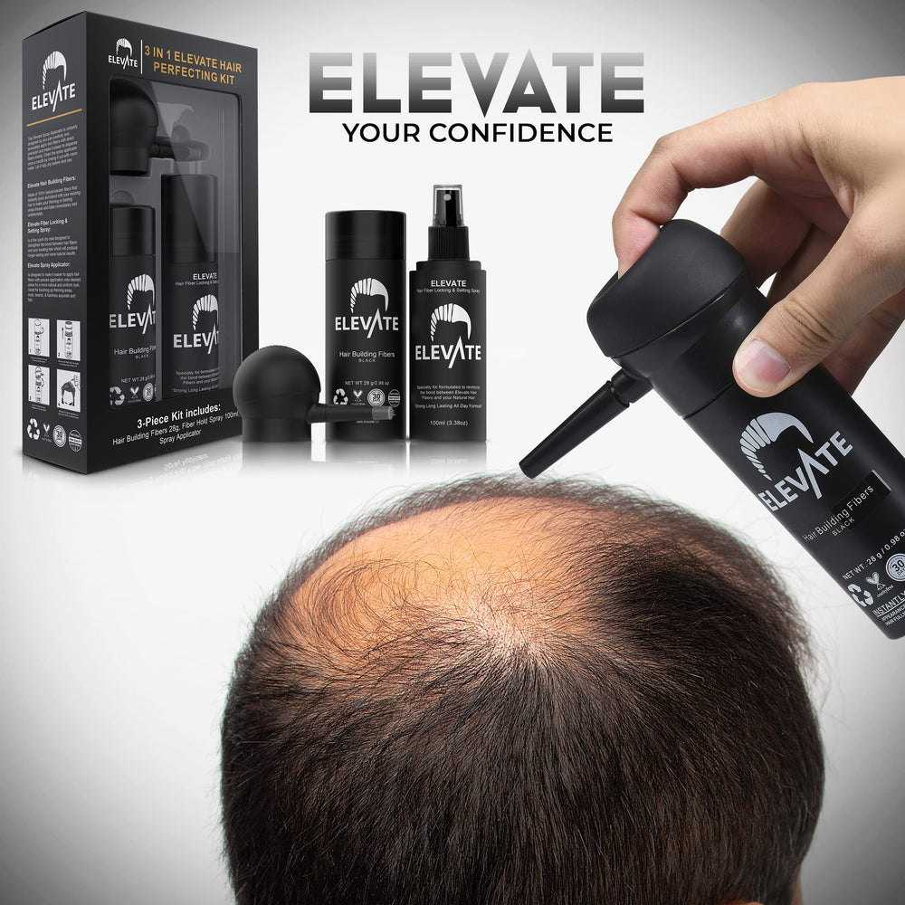 Elevate look-cheveux densifiés et naturels après utilisation.