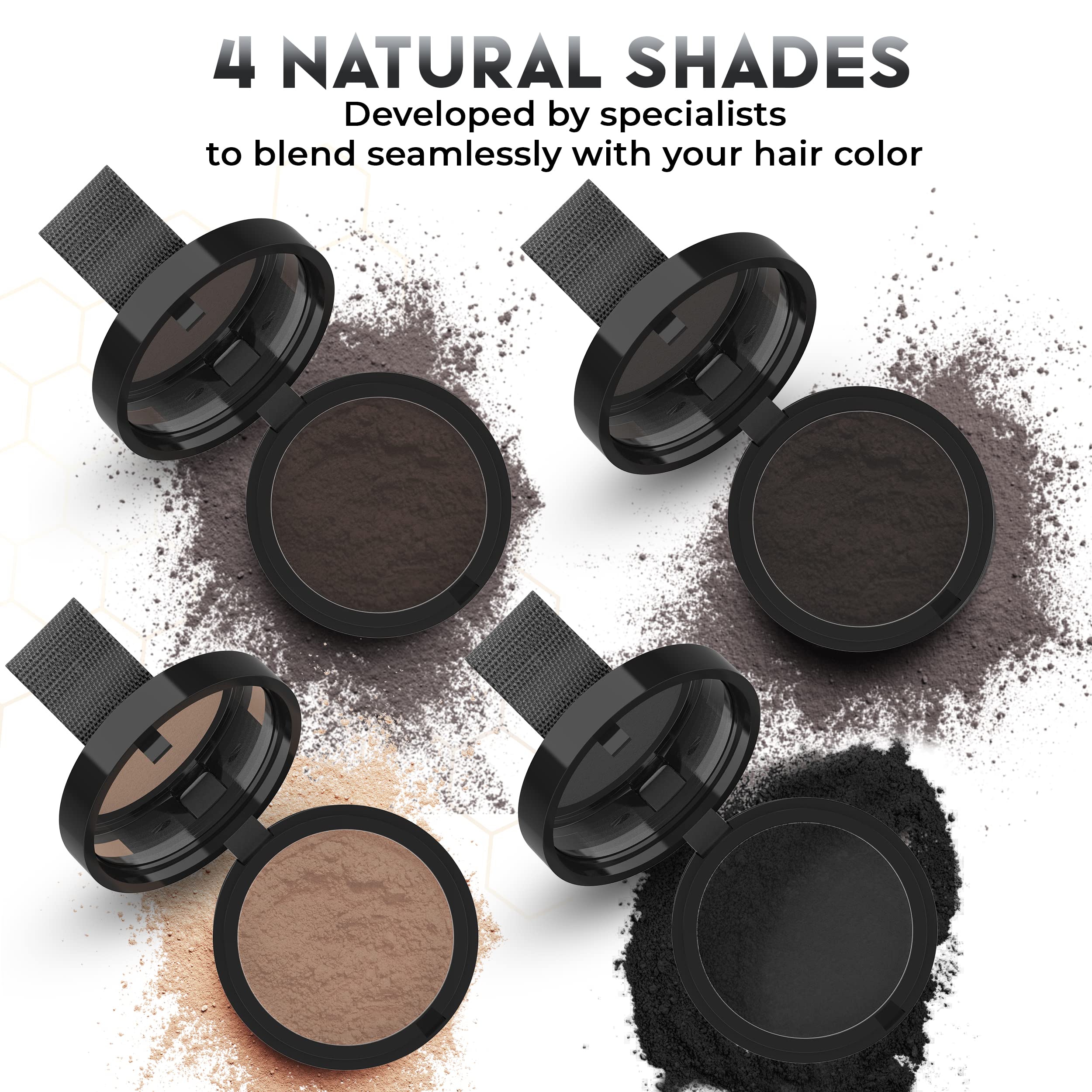 Elevate Poudre concealer cheveux homme femme – retouche rapide et discrète.