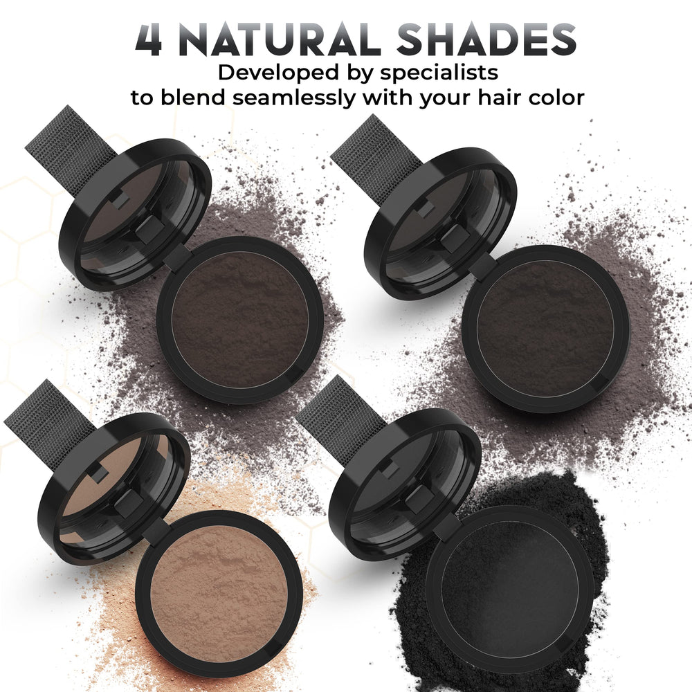 Elevate Poudre concealer cheveux homme femme – retouche rapide et discrète.