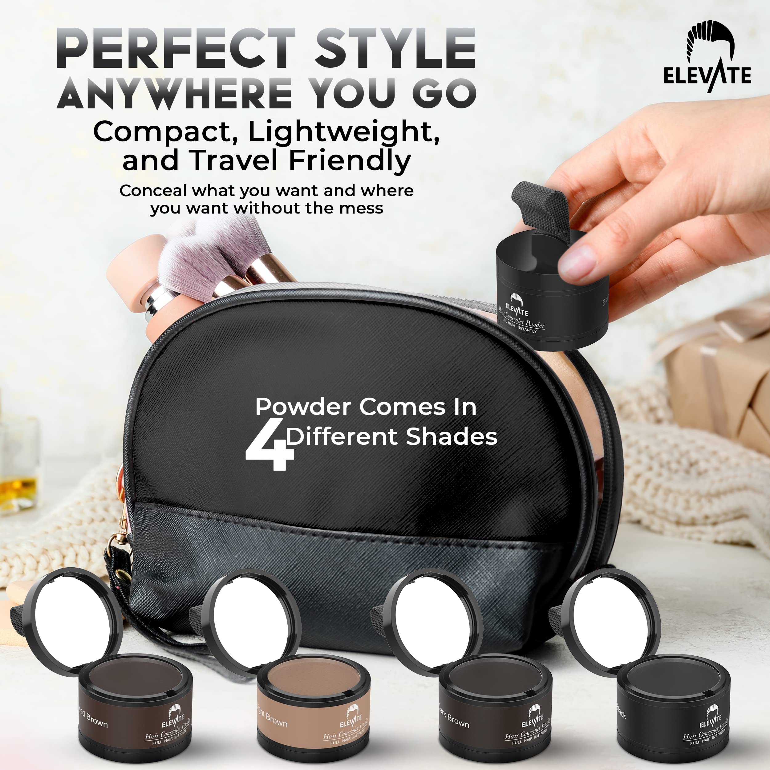 Elevate Poudre pour tous types cheveux – résultats simples et propres.