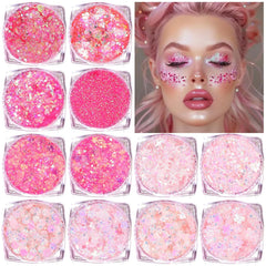 ELEVAVE gel de paillettes pour le corps avec 12 formes pour un éclat durable en soirée.
