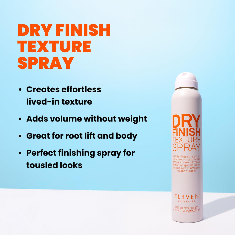 ELEVEN AUSTRALIA Aérosol – finition sèche légère pour mouvement et texture.