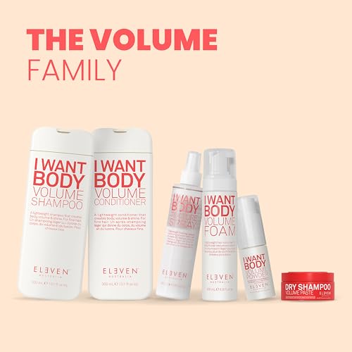 ELEVEN AUSTRALIA I Want Body Volume Shampoo – usage quotidien, cheveux propres et volumineux.
