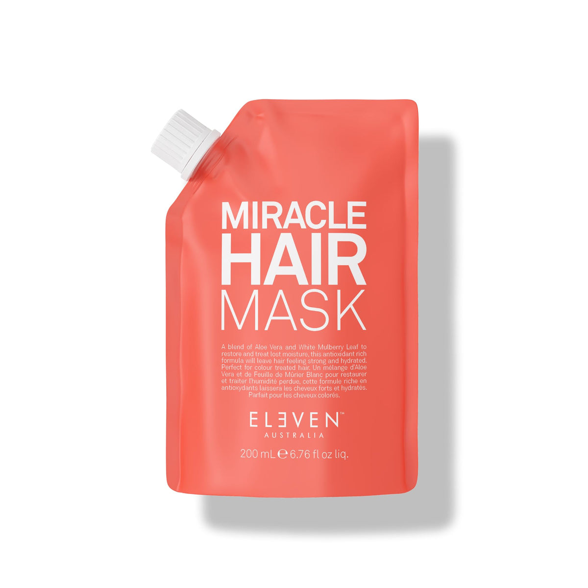 Bouteille du masque miracle ELEVEN AUSTRALIA offrant une hydratation intensive