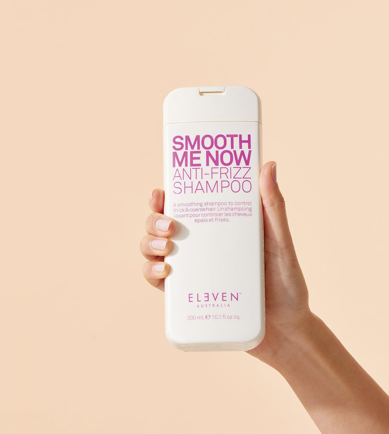 ELEVEN AUSTRALIA shampooing anti-frisage: mousse généreuse facilitant le démêlage