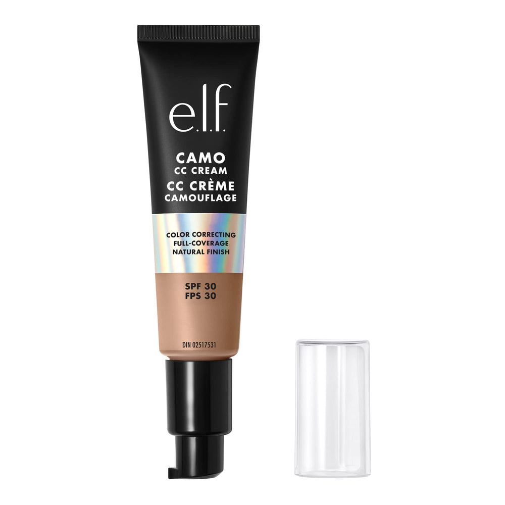 e.l.f. Camo CC Cream – bouteille élégante prête à l’emploi pour un teint uniforme.