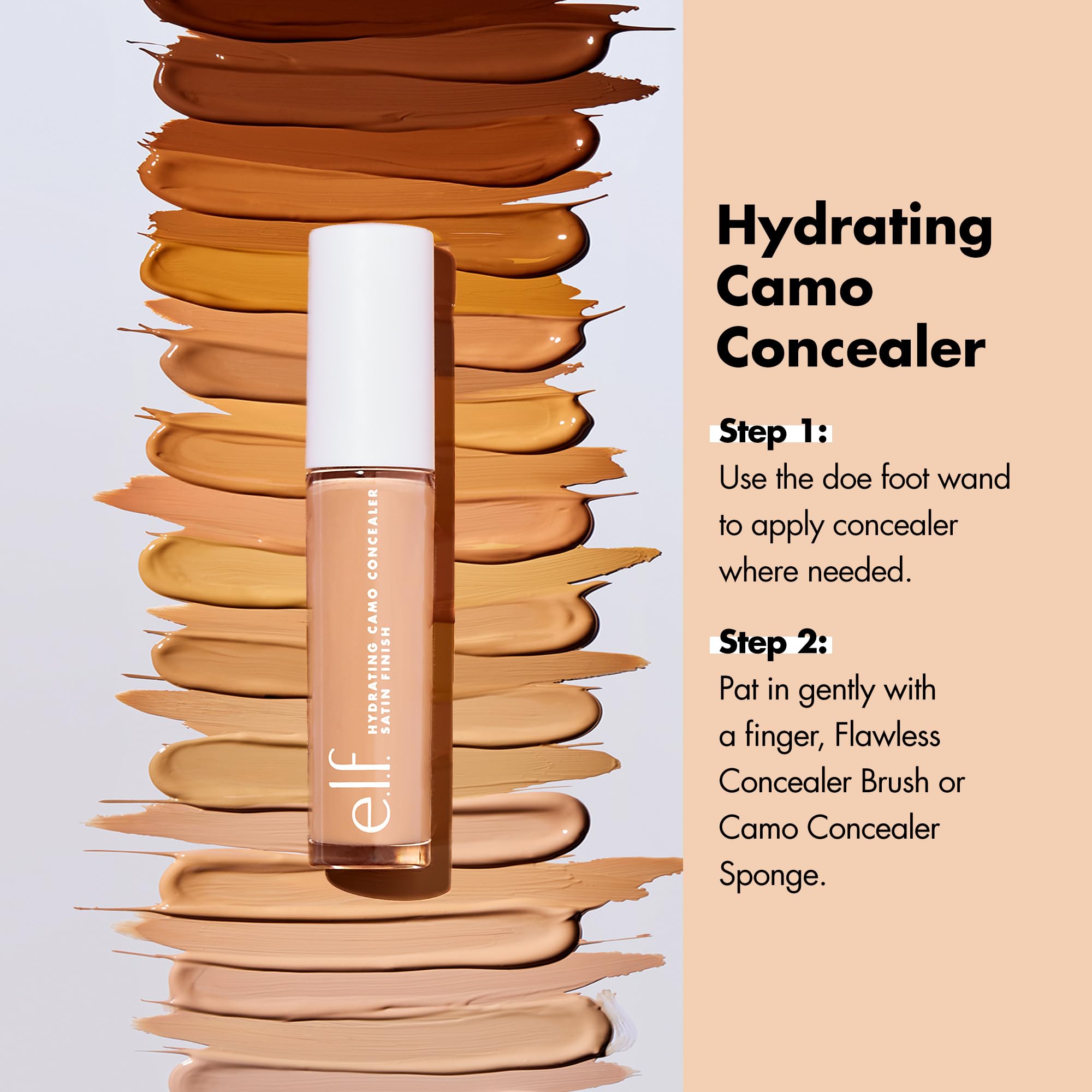 e.l.f. Concealer fini satin – fini élégant et durable.