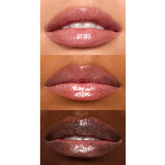 e.l.f. Glow Reviver Lip Oil gros plan brillant sur les lèvres sans effet collant.