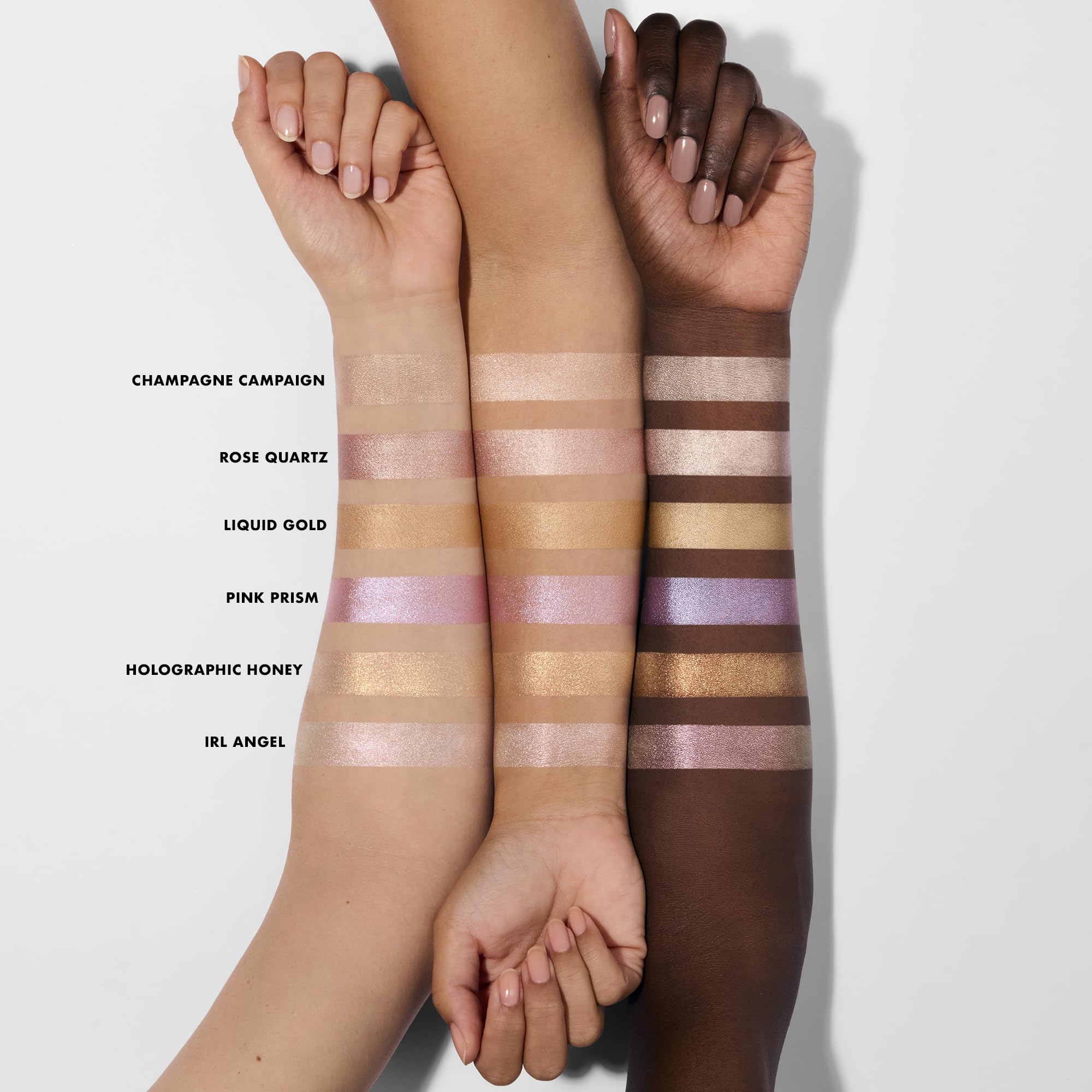 Teinte Rose Quartz du Halo Glow Highlighter, glow rosé naturel.