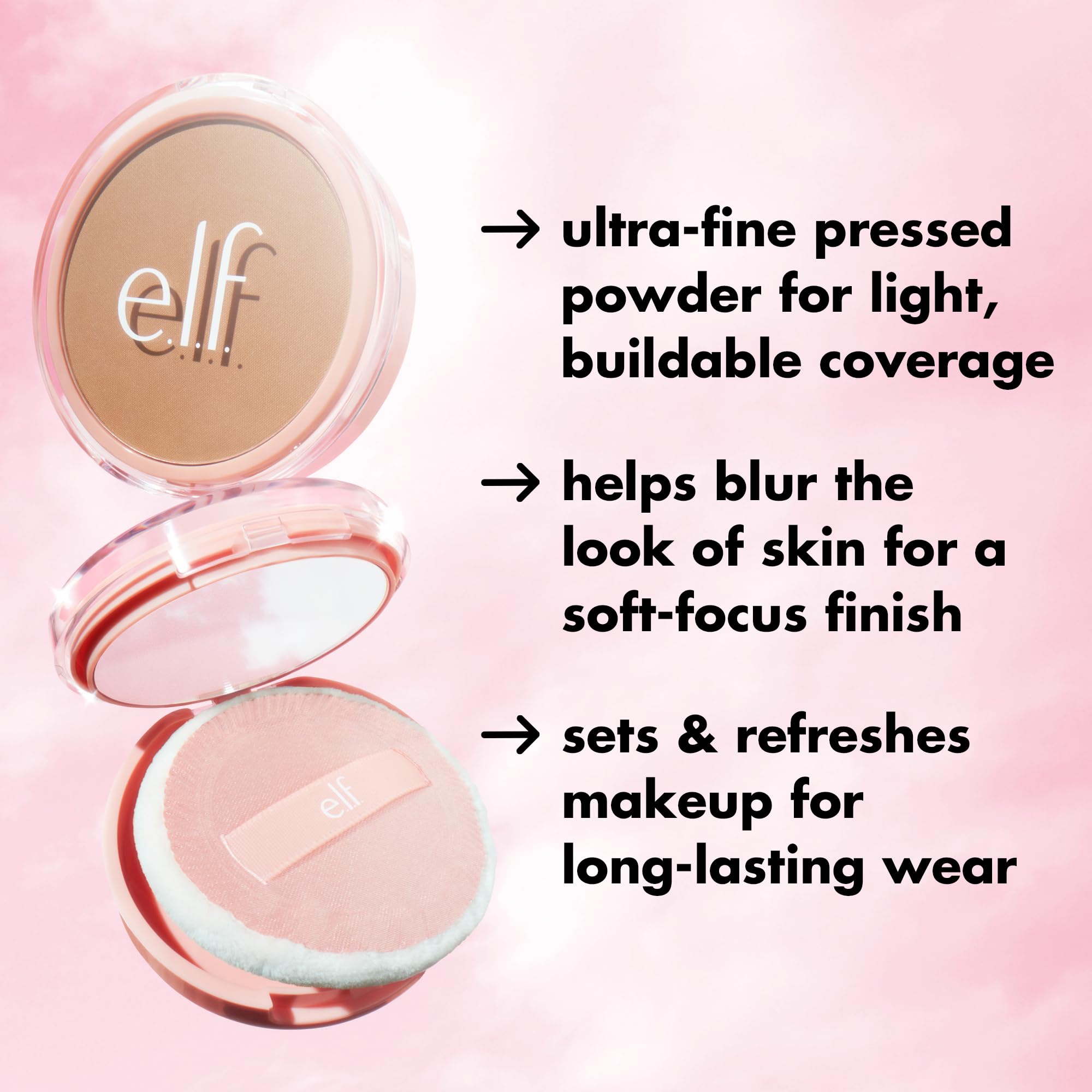 e.l.f. Halo Glow, tenue longue durée pour maquillage durable.