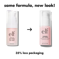 e.l.f. base visuelle lisse prépare le teint pour un fond de teint longue tenue.