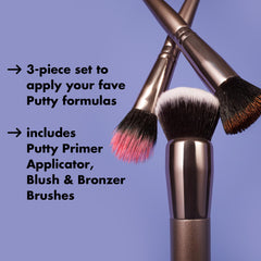 Pinceau Putty Blush d'e.l.f. pour appliquer et diffuser la couleur sur les joues.