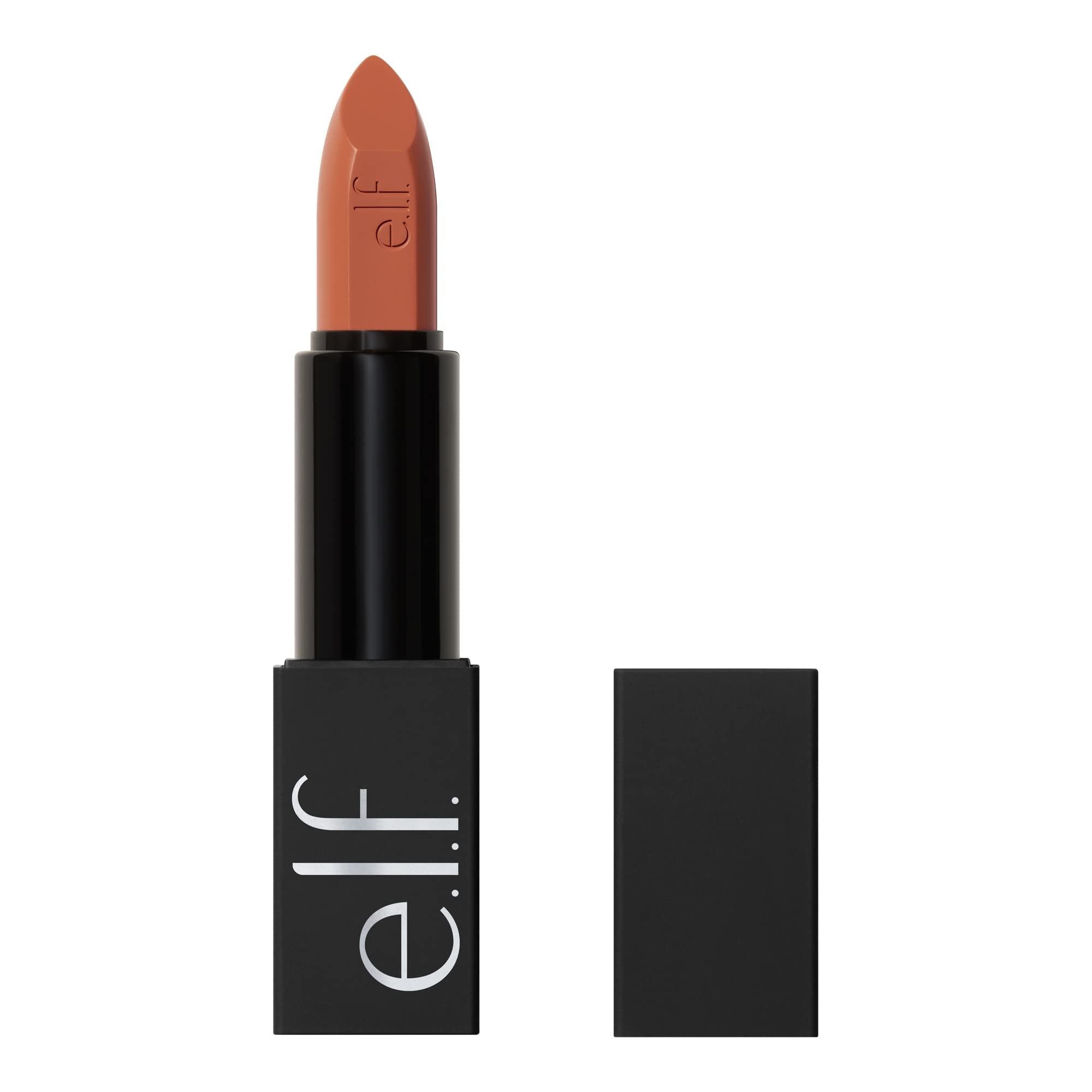 e.l.f. Rouge Satin O Face avec emballage magnétique et fini satiné.