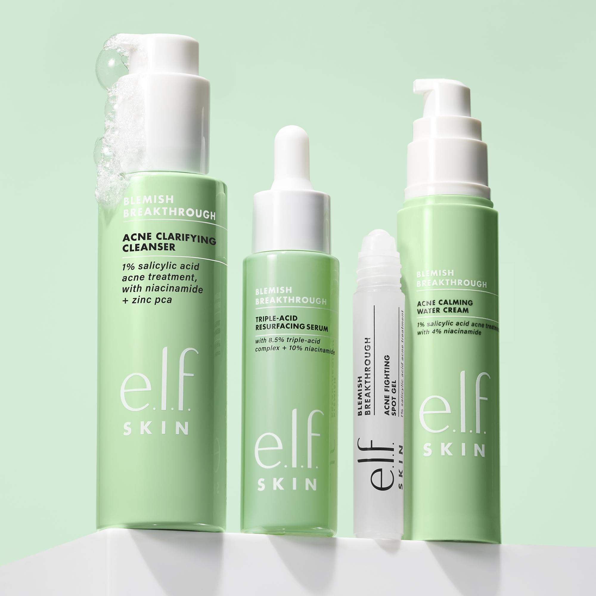 e.l.f. SKIN Blemish Breakthrough: pores clarifiés, teint plus uniforme.