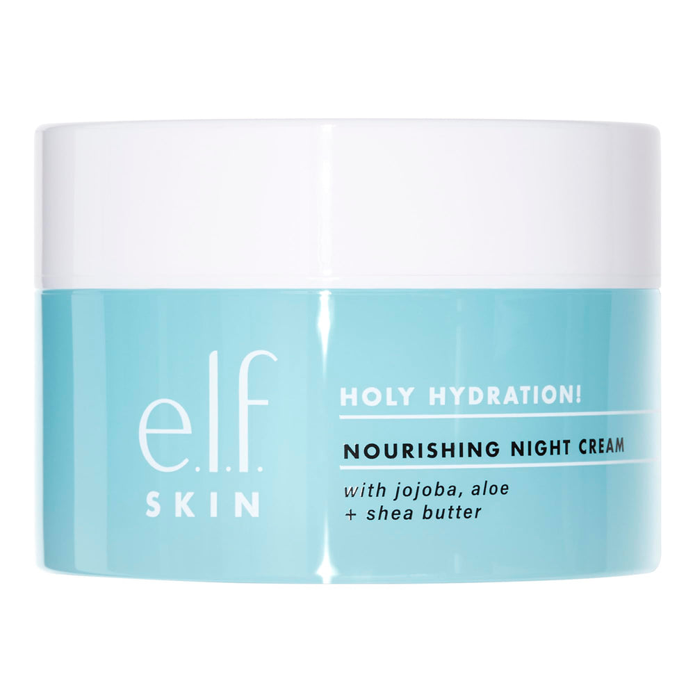 e.l.f. Skin Crème Nuit Nourrissante - Bouteille: hydratation durable pendant la nuit.