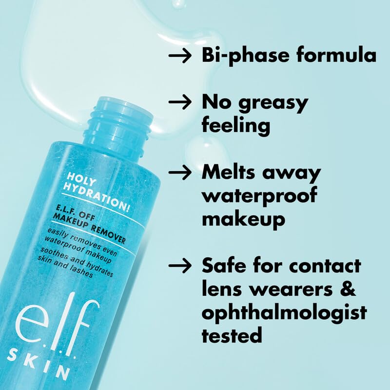 e.l.f. SKIN démaquillant liquide non gras: sensation fraîche après usage.