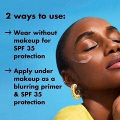 e.l.f. SKIN Suntouchable Invisible SPF 35: gel transparent sans effet blanc.