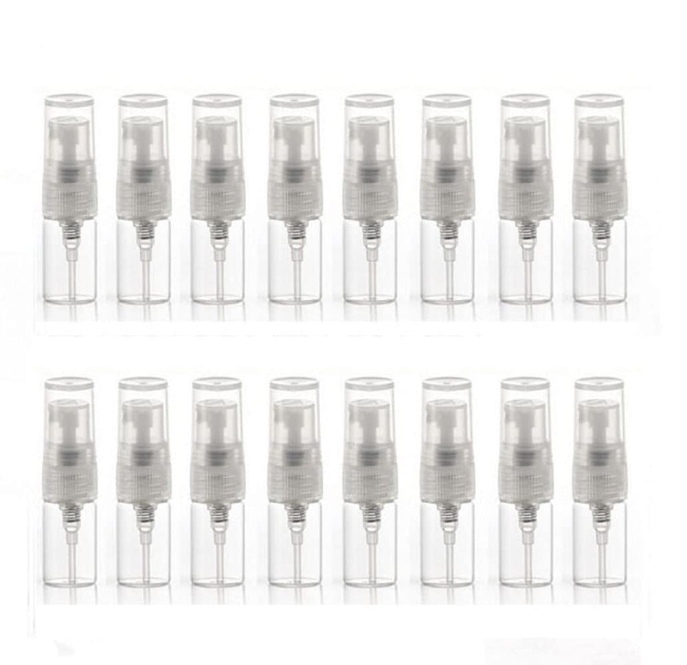 Elfenstall flacon verre mini 2ml transparent, réutilisable pour parfums et cosmétiques.