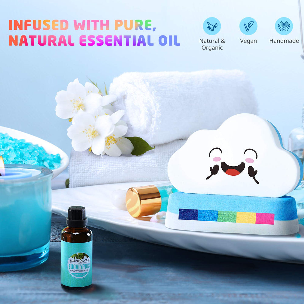 Elfinbay bombe de bain parfumée libère des arômes apaisants et relaxants.