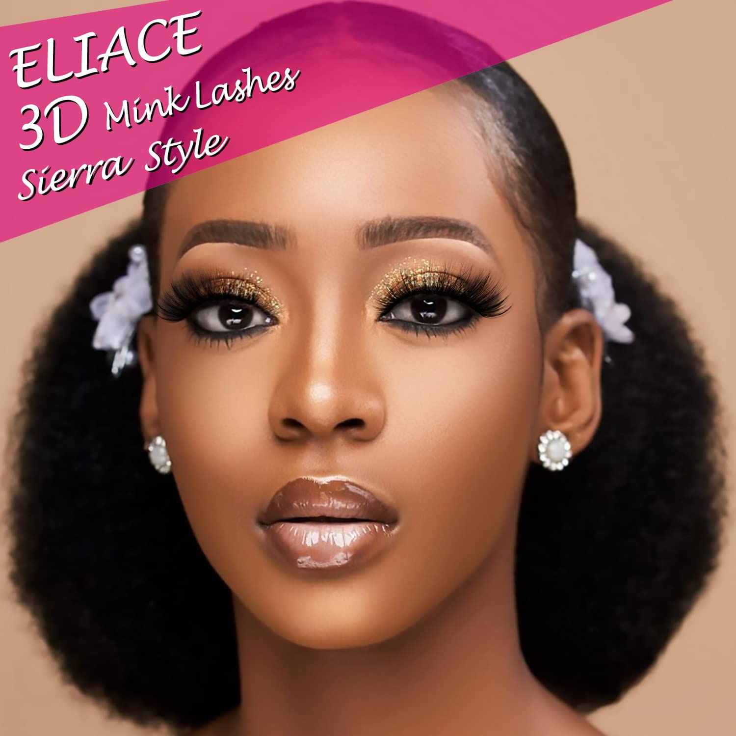 Cils Eliace effet cat-eye Sierra Style pour look élégant.