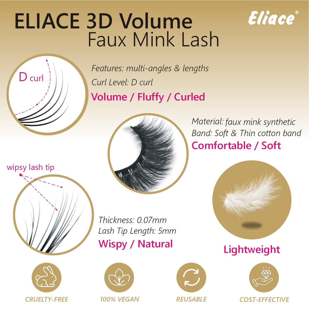 Cils Eliace idéal pour usage quotidien et occasions spéciales.