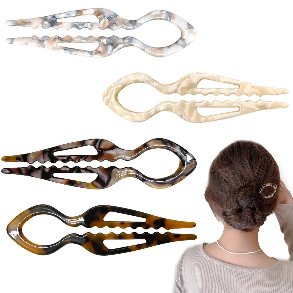 Épingles Prestige Eliongpu premier plan, maintien élégant pour tous les cheveux
