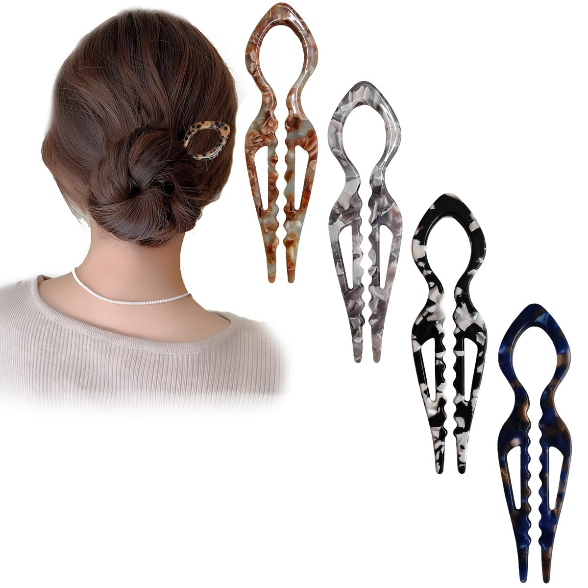 Eliongpu Prestige pinces à cheveux: verrouillage double-dent pour maintien fiable.