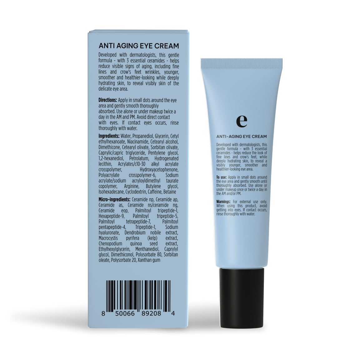 Eliré Crème Contour des Yeux – idéal avant le maquillage pour un regard frais et lisse.