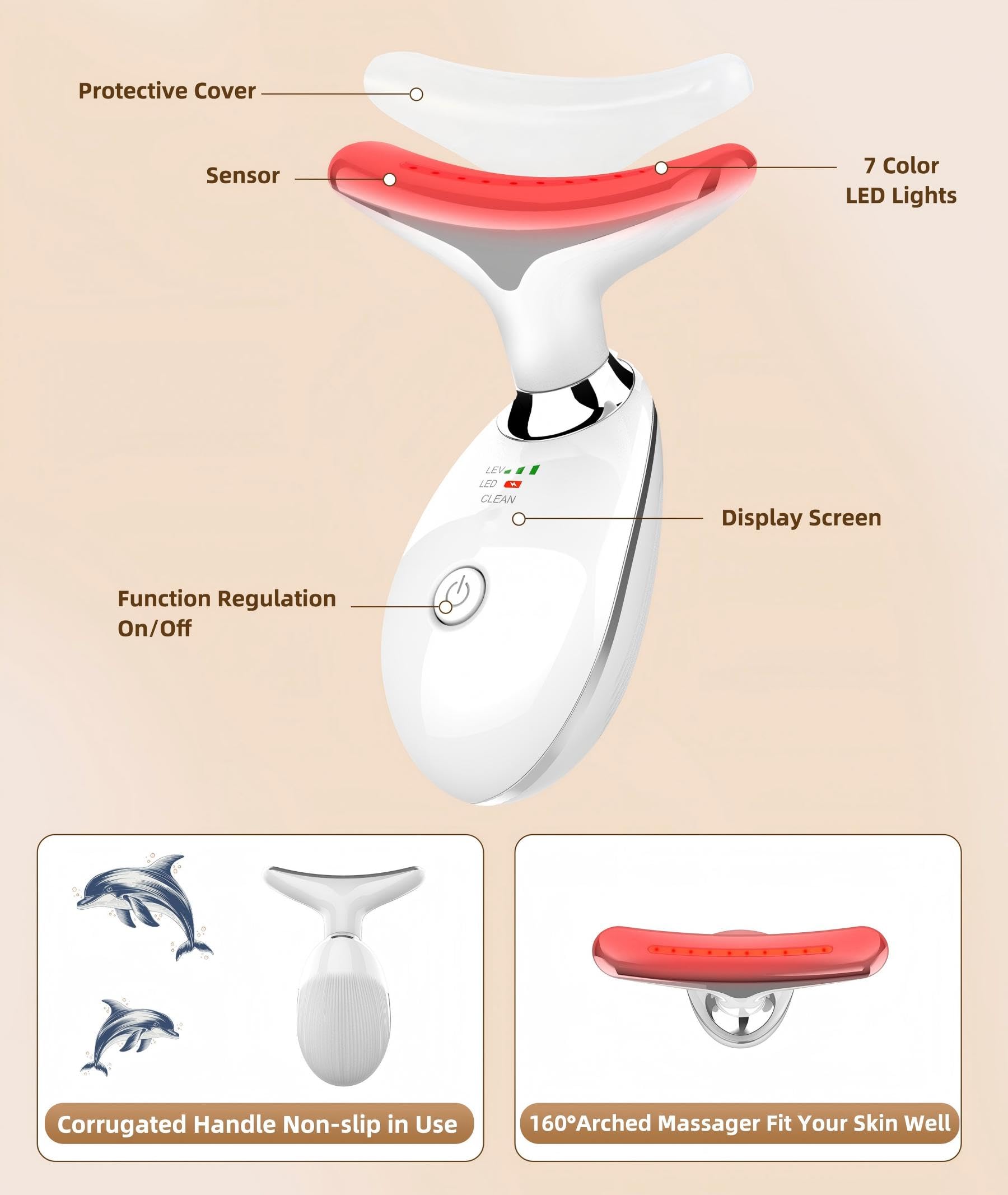ELISHINE emballage: câble USB et manuel pour démarrer.