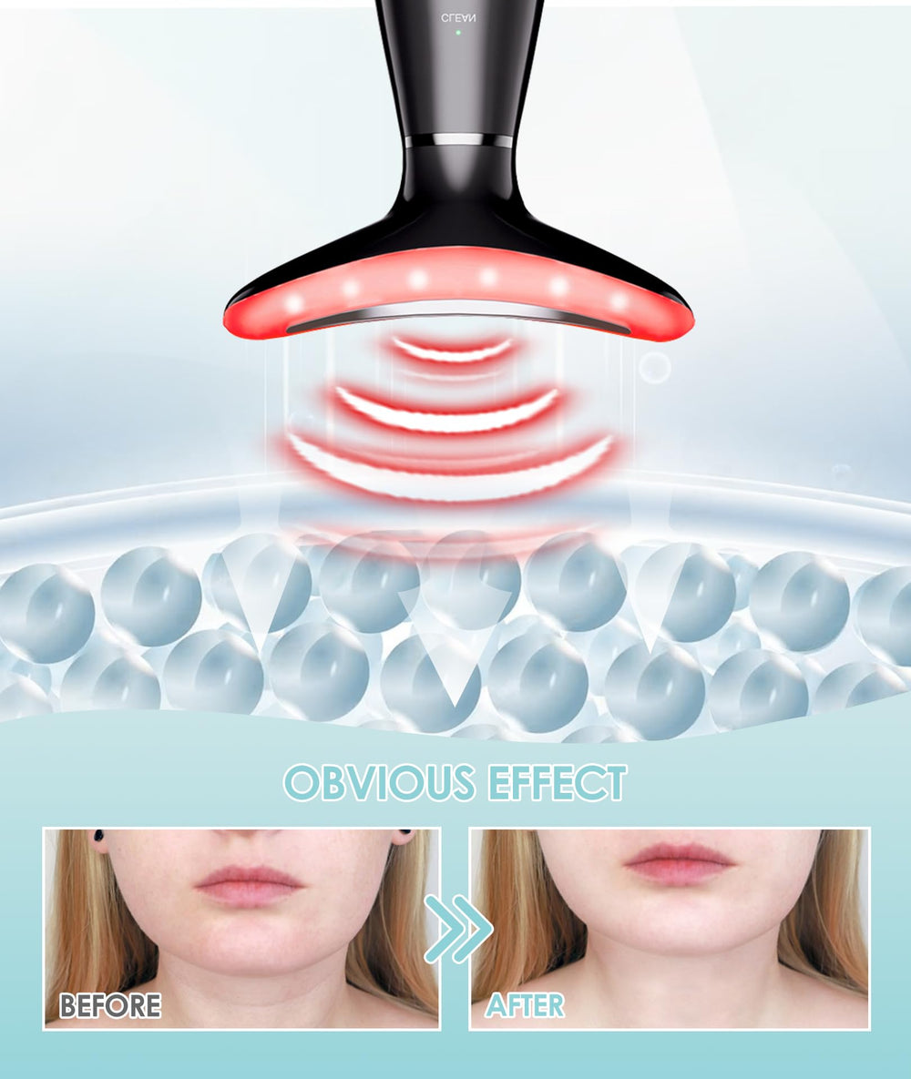 Anneaux capteurs faciles à placer pour le massage du visage.