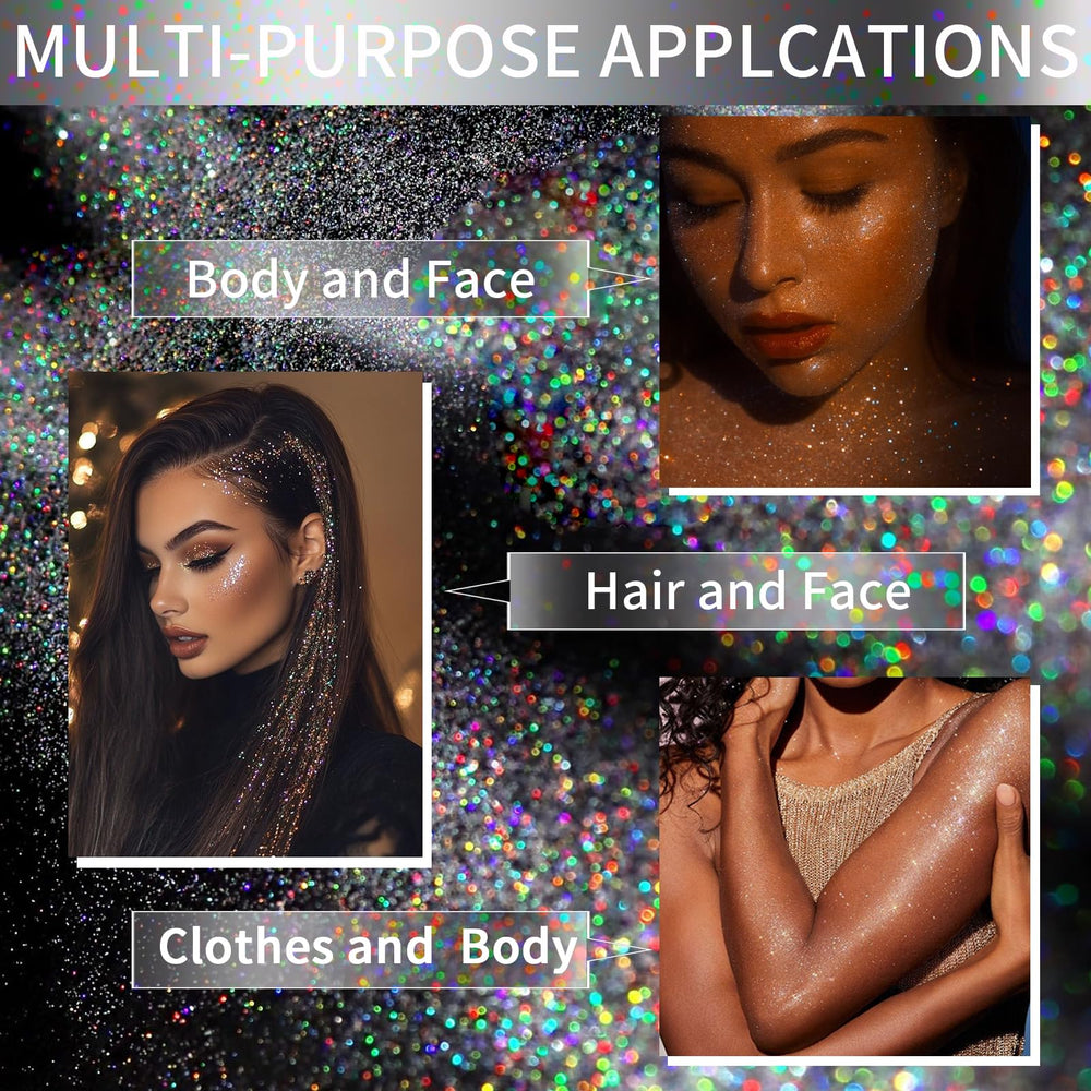 Elitles Made Glitter: séchage rapide et brillance holographique pour tous les usages.