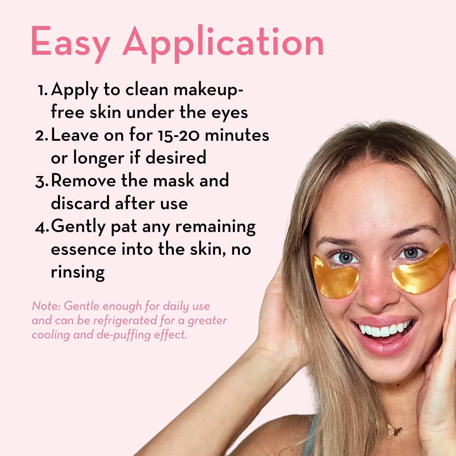 Application rapide 20 minutes Elizabeth Mott – soin yeux pratique et efficace.