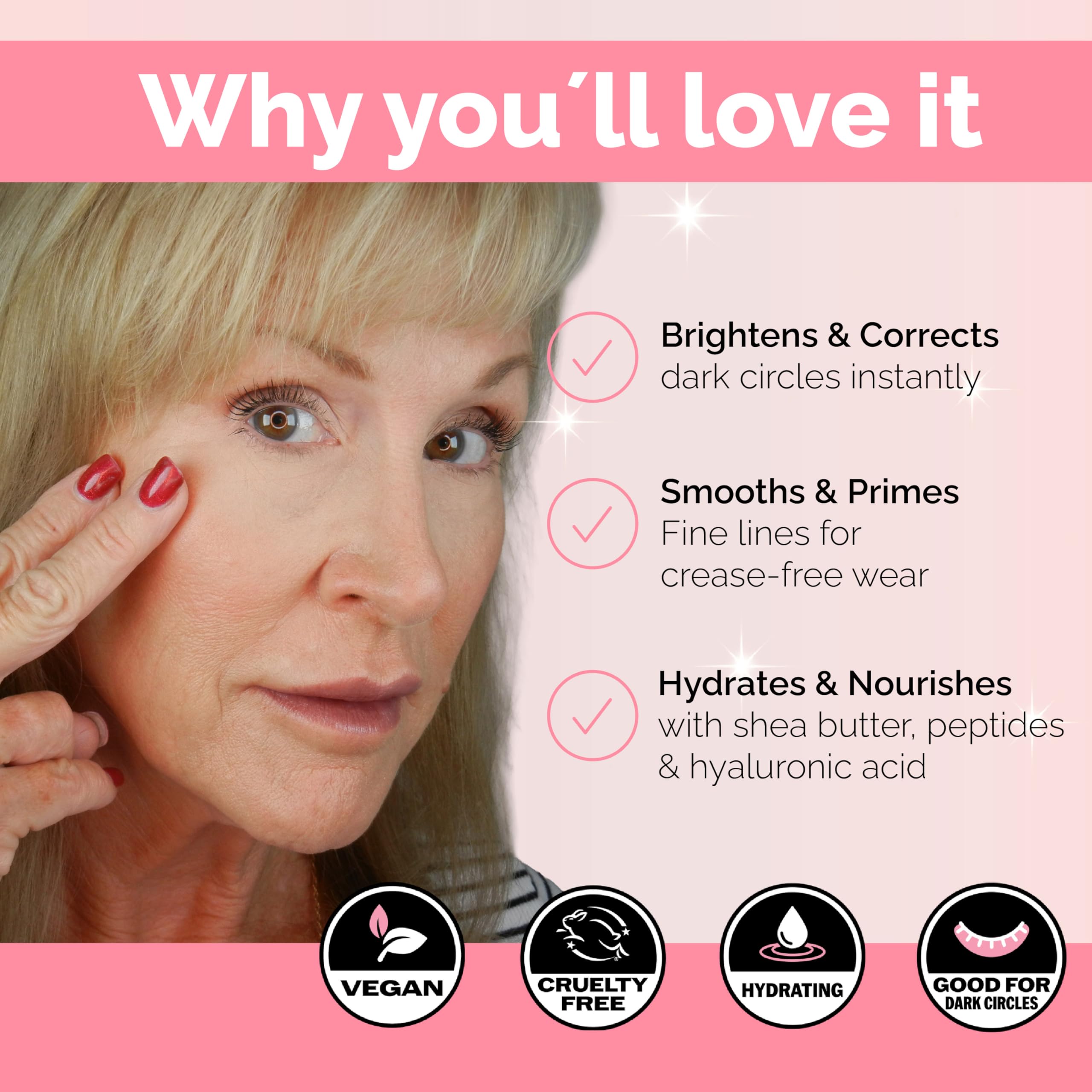 Elizabeth Mott Thank Me Later creme yeux lissante pour peau mature délicate