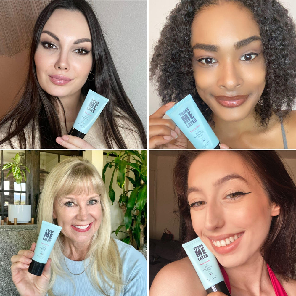 Elizabeth Mott Thank Me Later: effet flou sur les pores et peau lisse.