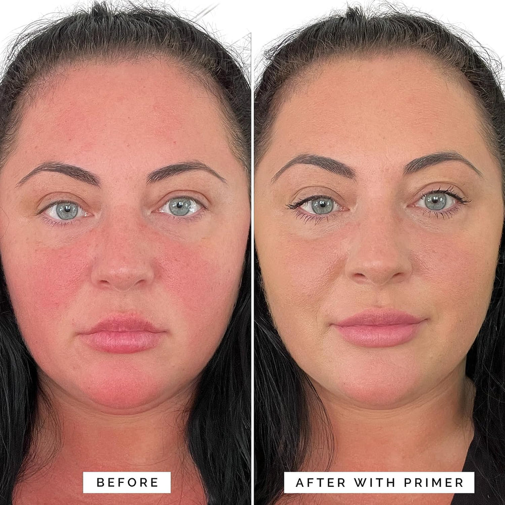 Encapsulation de pigment vert en application, puis s’adapte au teint.