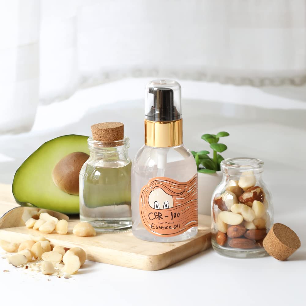 Elizavecca CER-100 huile-cheveux format pratique 100 ml idéal voyage.