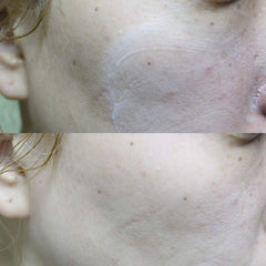 Texture crème soyeuse en gros plan pour Elizavecca lait-âne vapeur.
