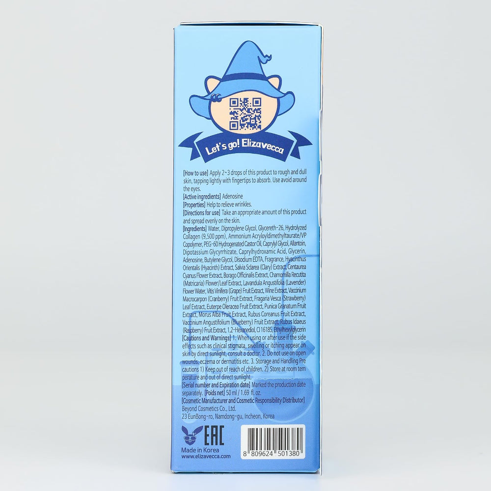 Elizavecca Marine Collagen Ample — application sur la peau, douceur et souplesse.