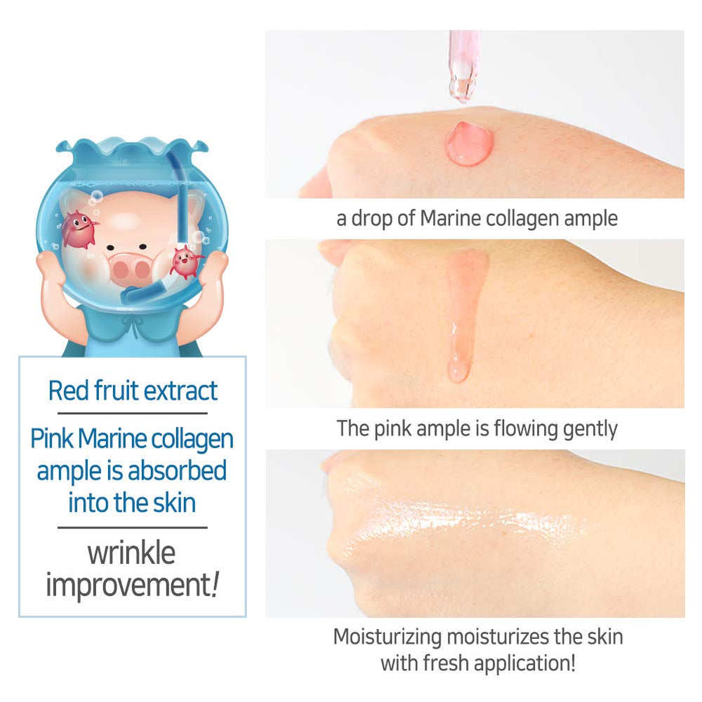 Elizavecca Marine Collagen Ample — hydratation quotidienne adaptée à toutes les peaux.