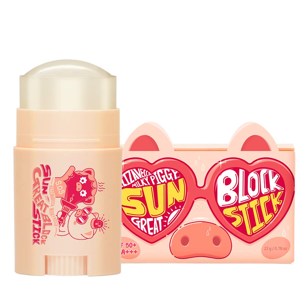 Elizavecca Milky Piggy Great Block Stick emballage compact pour transport facile