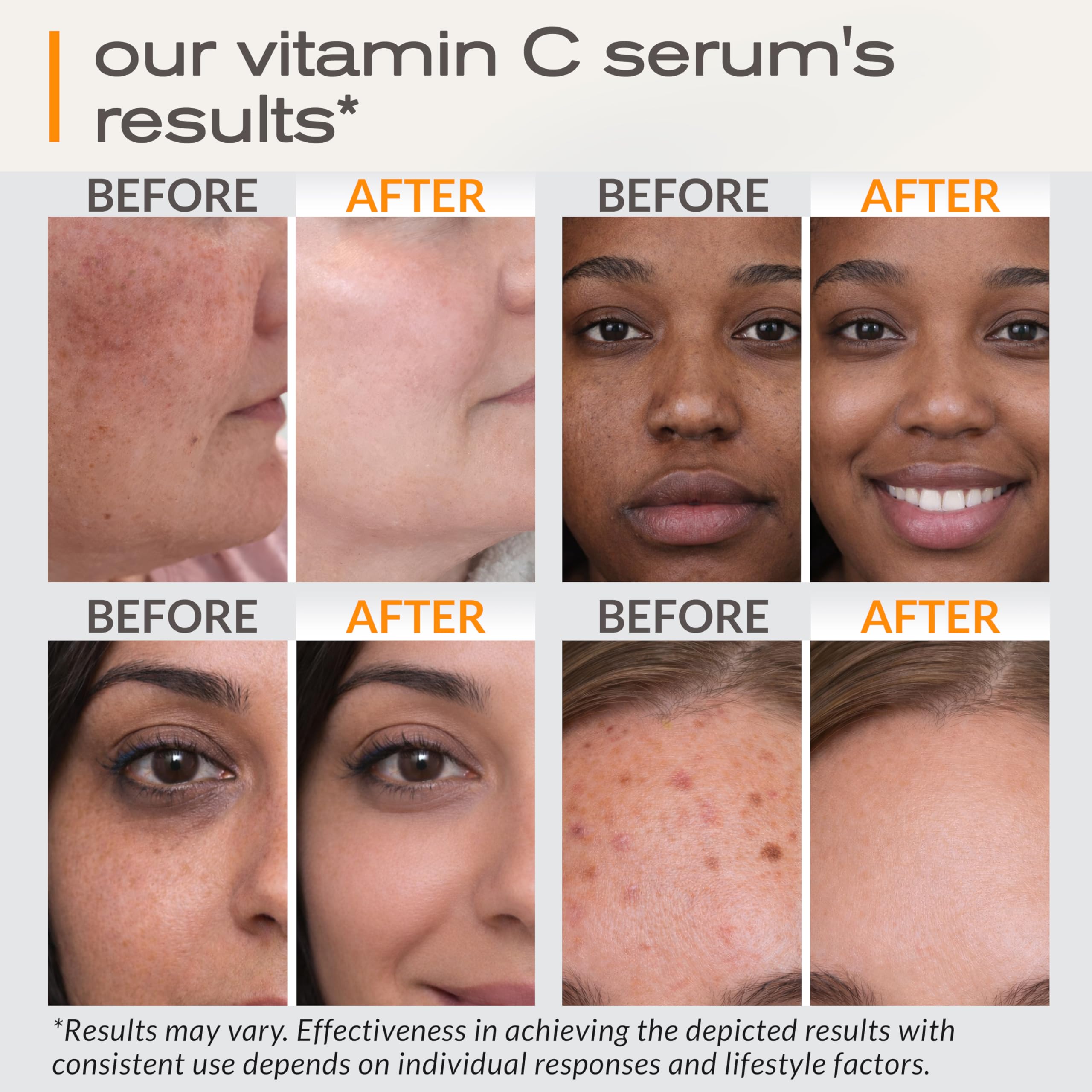 Ella & Eden Sérum vitamine C – texture soyeuse pour peau douce.