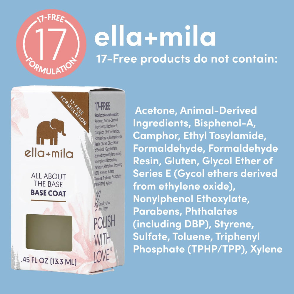 ella-mila Base Coat : adhérence améliorée du vernis