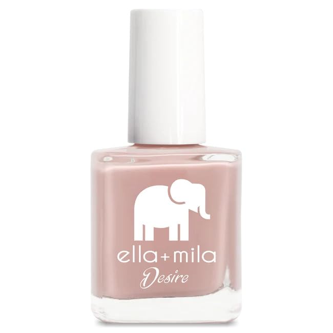 ella-mila Desert Suede application rapide avec pinceau pour une manucure homogène.