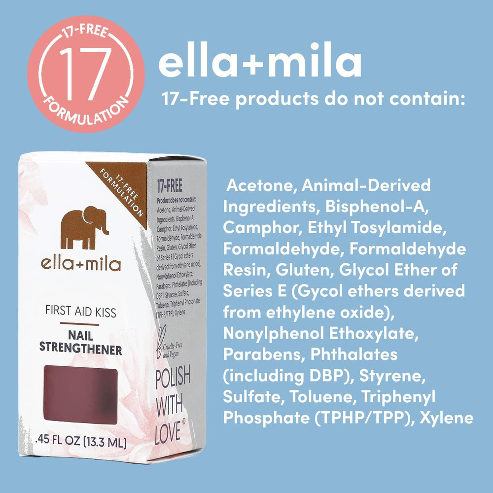 Ella-Mila formule 17-free sans produits agressifs.