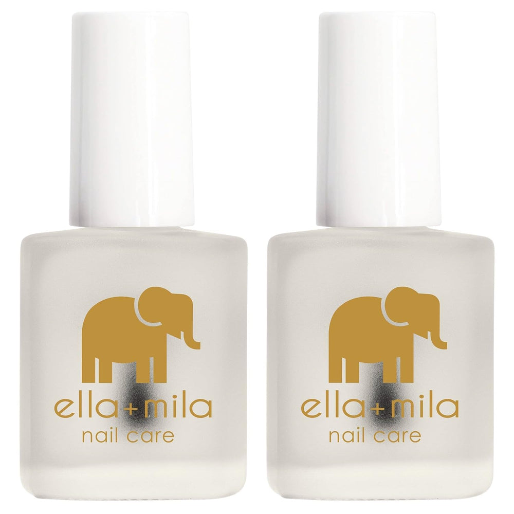 Vernis No More Biting d ella+mila dans son flacon, aide à limiter le rongement des ongles.
