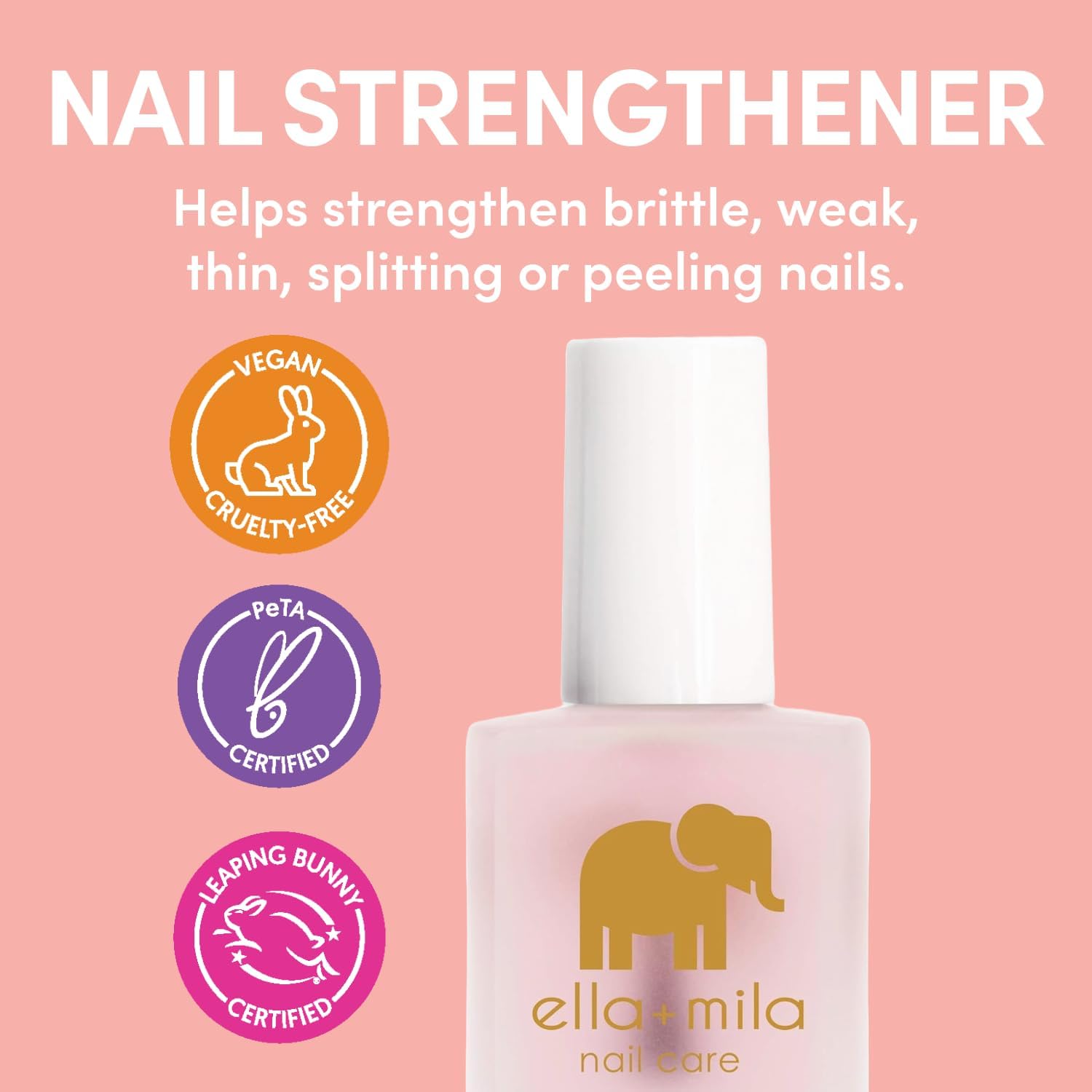 Ella-Mila renforcement et croissance: ongles fragiles deviennent plus forts.
